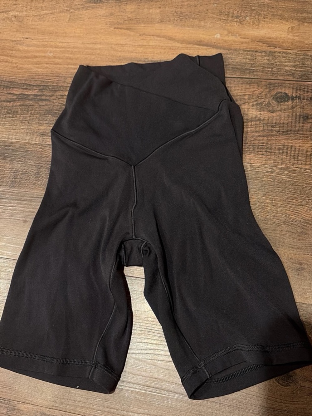 aerie Black High-Waist Athletic Bike Shorts